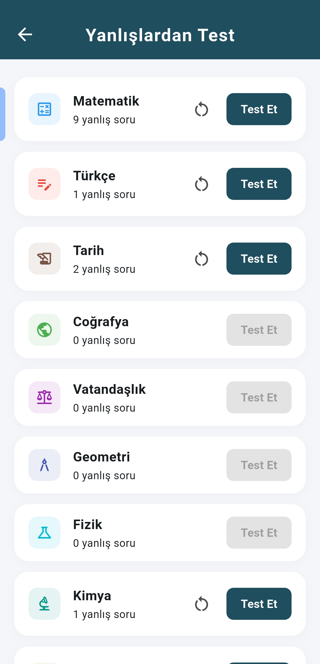Sınav Atlası Ekran 4